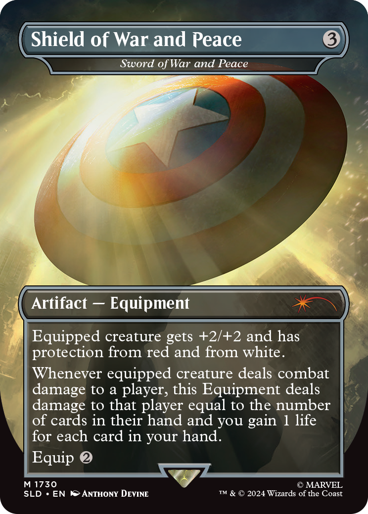 Set #4 : Secret Lair x Marvel's Captain America - Non foil (Version Anglaise)