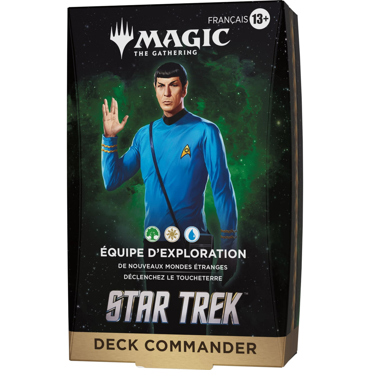 Deck Commander Star Trek Équipe d'exploration, vue de côté