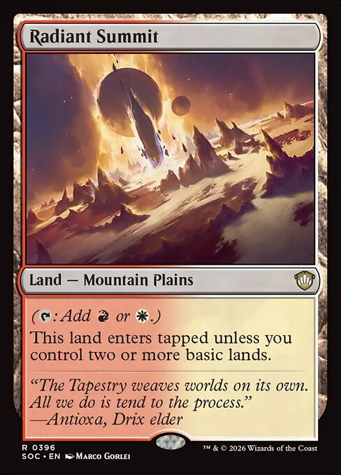 Radiant summit