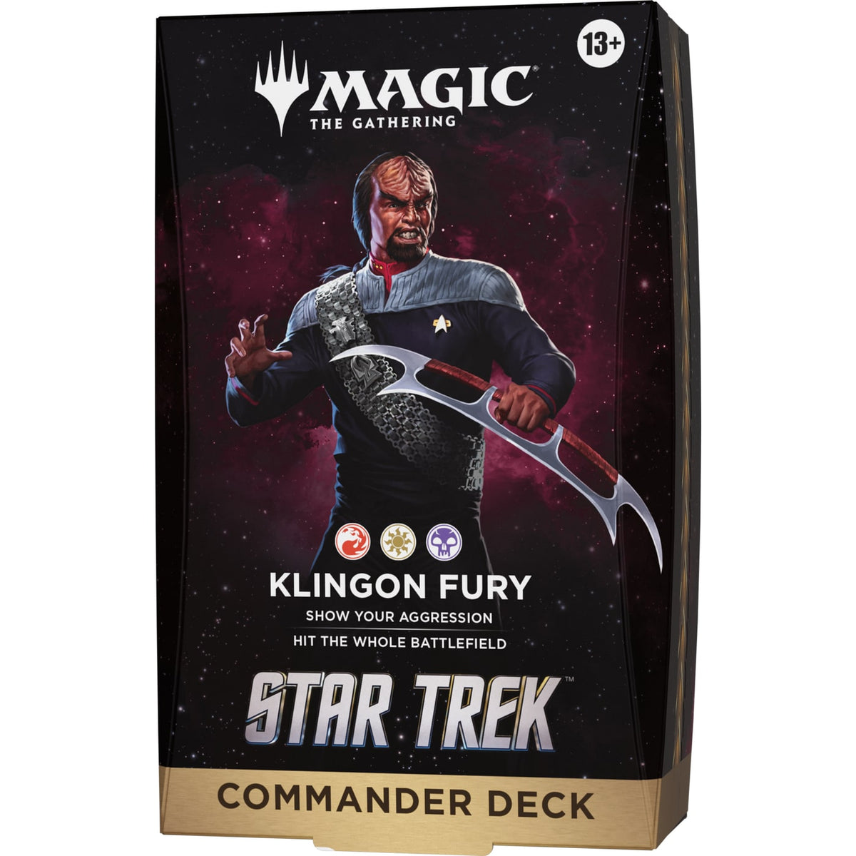 Deck Commander Star Trek Klingon Fury, vue de côté