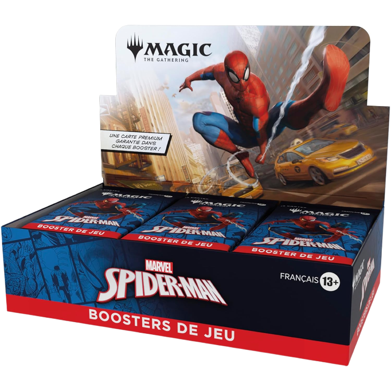 Boite de 30 boosters de Jeu - Marvel's Spider-man (version Française) - PRECOMMANDE 26/09/2025