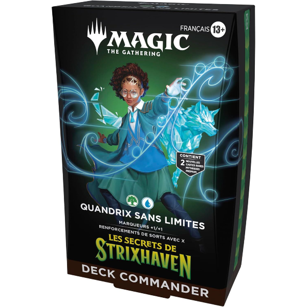MTG - Les Secrets De Strixhaven : Deck Commander Quandrix Sans Limites (Version Française)