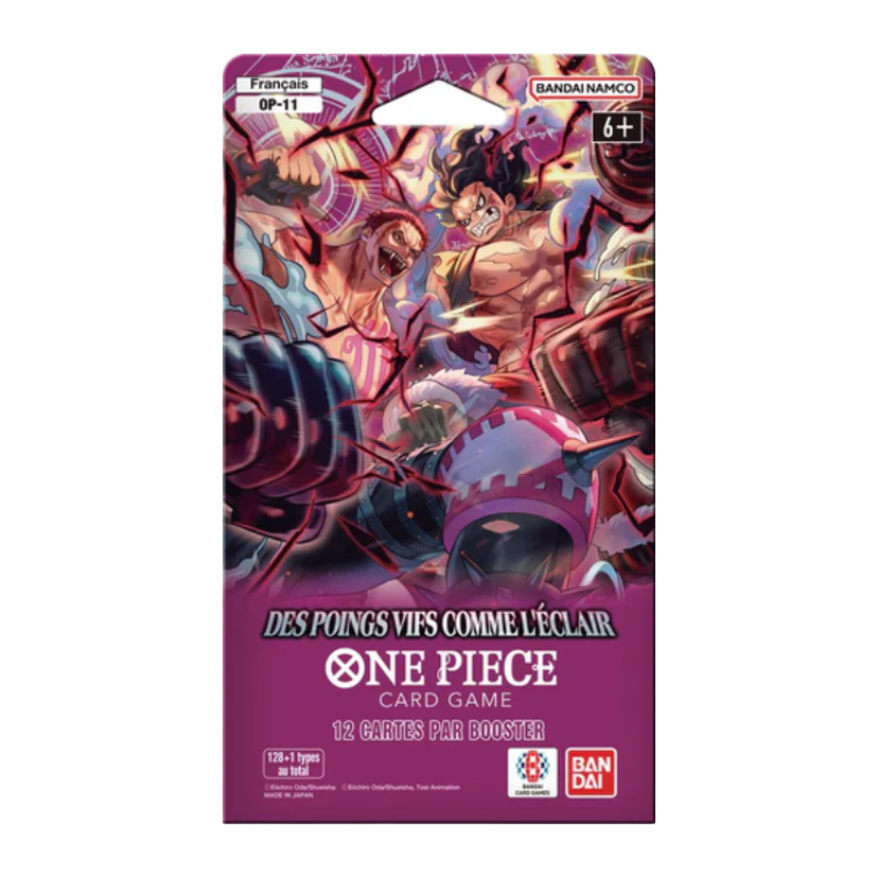 One Piece - Booster OP11 : Des Poings Vifs comme l'Éclair (Version Française)