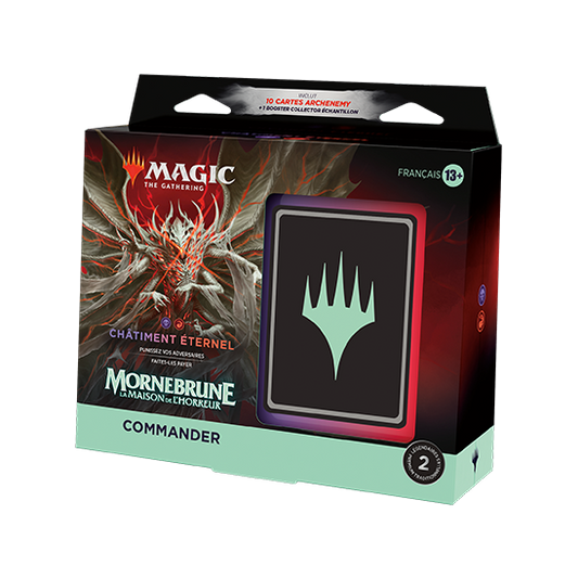 Deck Commander Magic: The Gathering : Mornebrune : La Maison de l’Horreur -Châtiment éternel (Version Française)