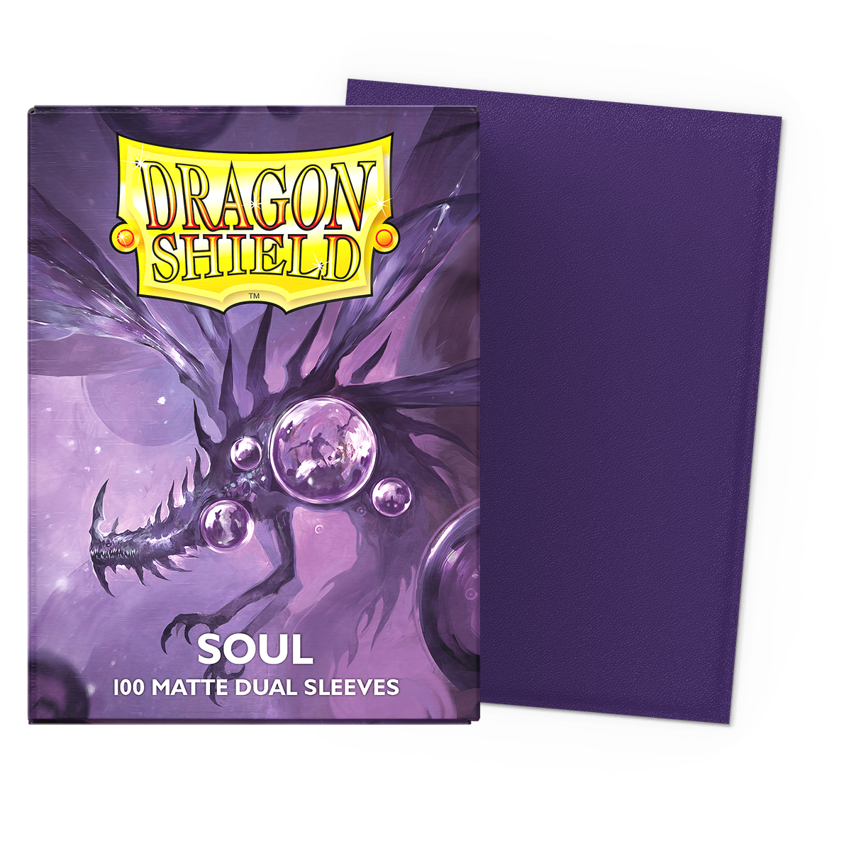Dragon Shield - Soul - Matte Dual Sleeves - Taille standard (idéal MTG)
