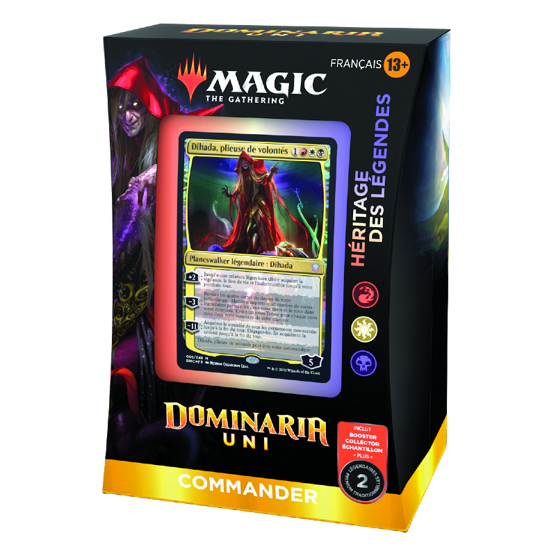 Deck Commander Magic : The Gathering : Dominaria Uni - Héritage des Legendes (Version Française)