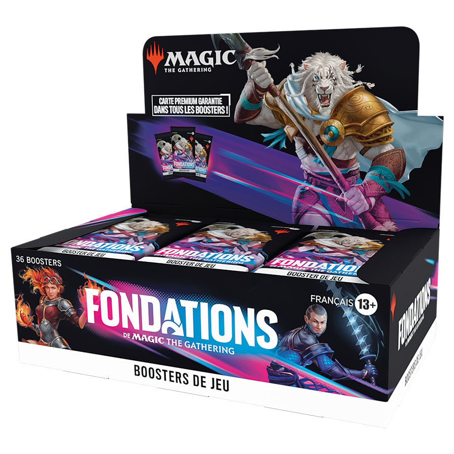 Boîte de boosters de jeu Fondations de Magic: The Gathering : 36 boosters (Version Française)