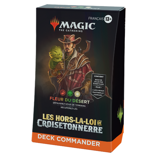 Magic: The Gathering Deck Commander Les Hors-la-Loi de Croisetonnerre - Fleur du désert (Version Française)