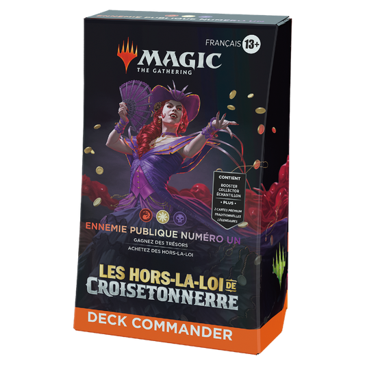 Magic: The Gathering Deck Commander Les Hors-la-Loi de Croisetonnerre - Ennemie publique numéro Un (Version Française)