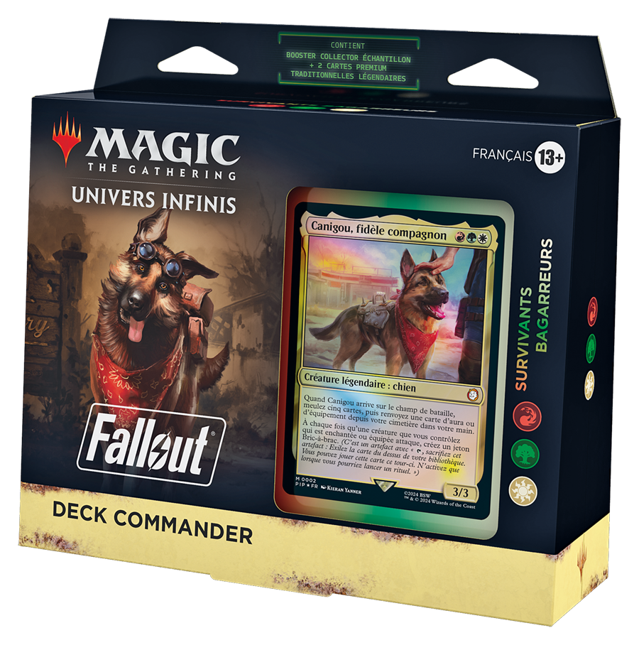 Deck Commander Magic: The Gathering Fallout - Survivants bagarreurs (Version Française)