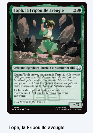 Pack d'Avant-Première MTG : Avatar, le dernier maître de l'air : Toph (Version Française)