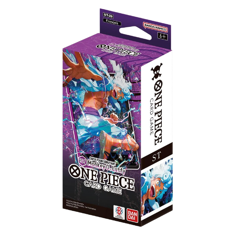 One Piece Card Game - Deck ST-26 : Violet-Noir Monkey D. Luffy (Version Française)