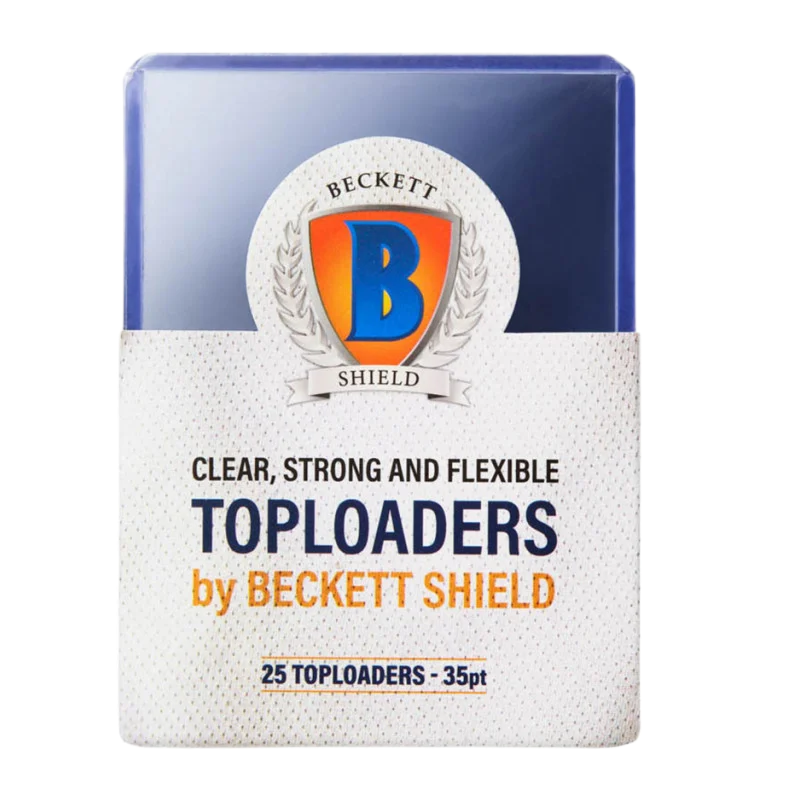 25 Toploaders 35pt - Becket Shield - Taille Standard (Idéal MTG et Pokémon)