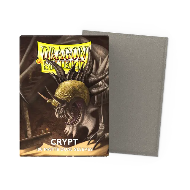 Dragon Shield - Crypt - Matte Dual Sleeves - Taille standard (idéal MTG)