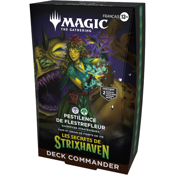 MTG - Les Secrets de Strixhaven - Deck Commander Pestilence de Flestrefleur (Version française)