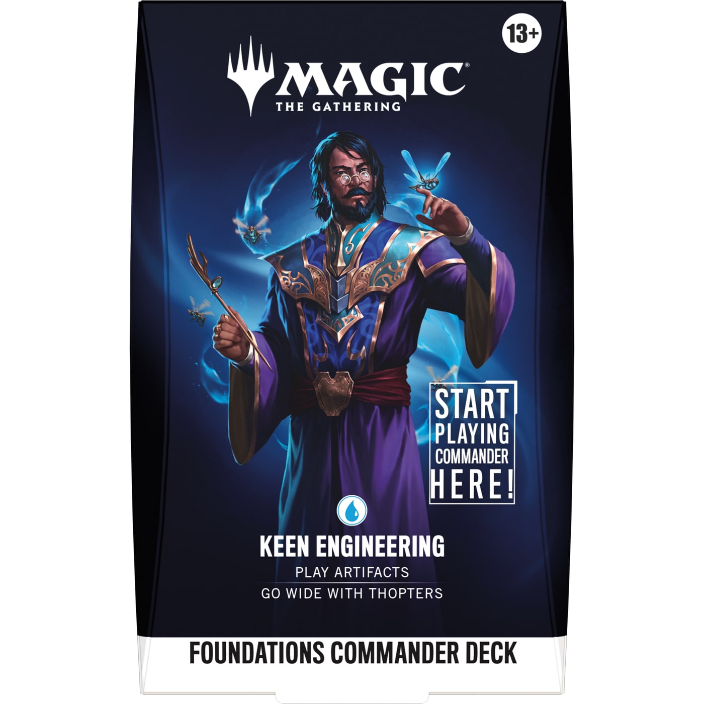 Deck Commander Foundations Keen Engineering, face avant de la boîte