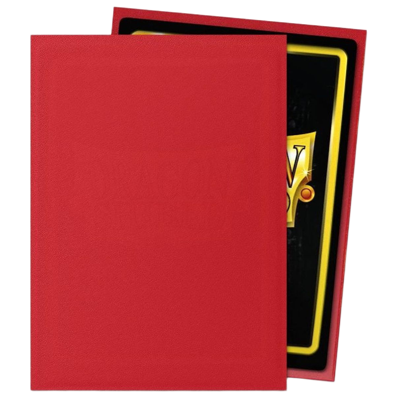 Dragon Shield - Crimson - Matte Sleeves - Taille standard (idéal MTG, One Piece, Riftbound)
