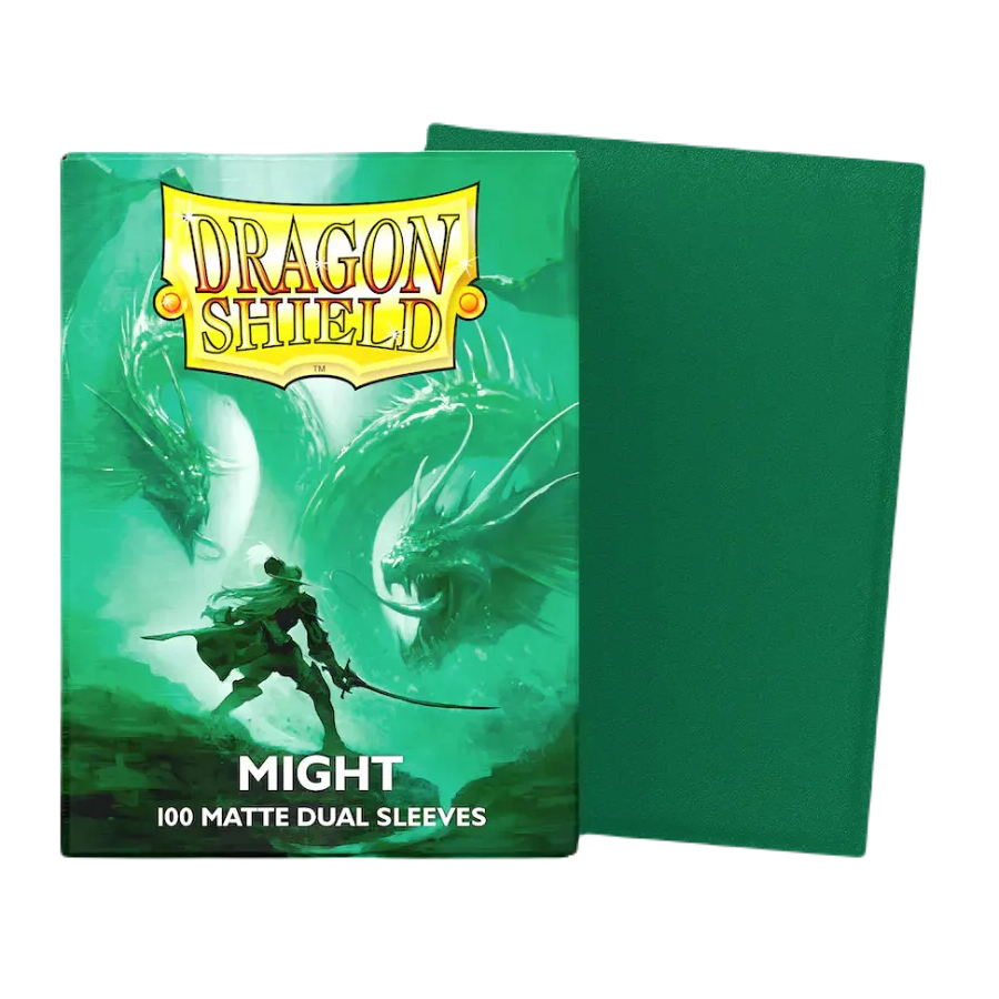 Dragon Shield - Might - Matte Dual Sleeves - Taille standard (idéal MTG)