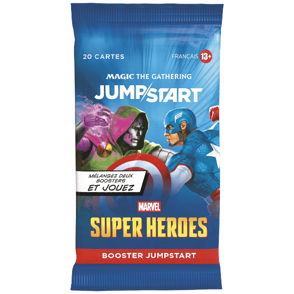 MTG - Booster Jumpstart : Marvel Super Heroes (Version Française) - PRECOMMANDE 26/06/2024