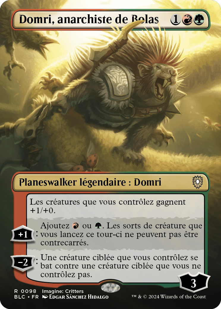Magic: The Gathering Deck Commander Bloomburrow - Armée animée (Version Française)