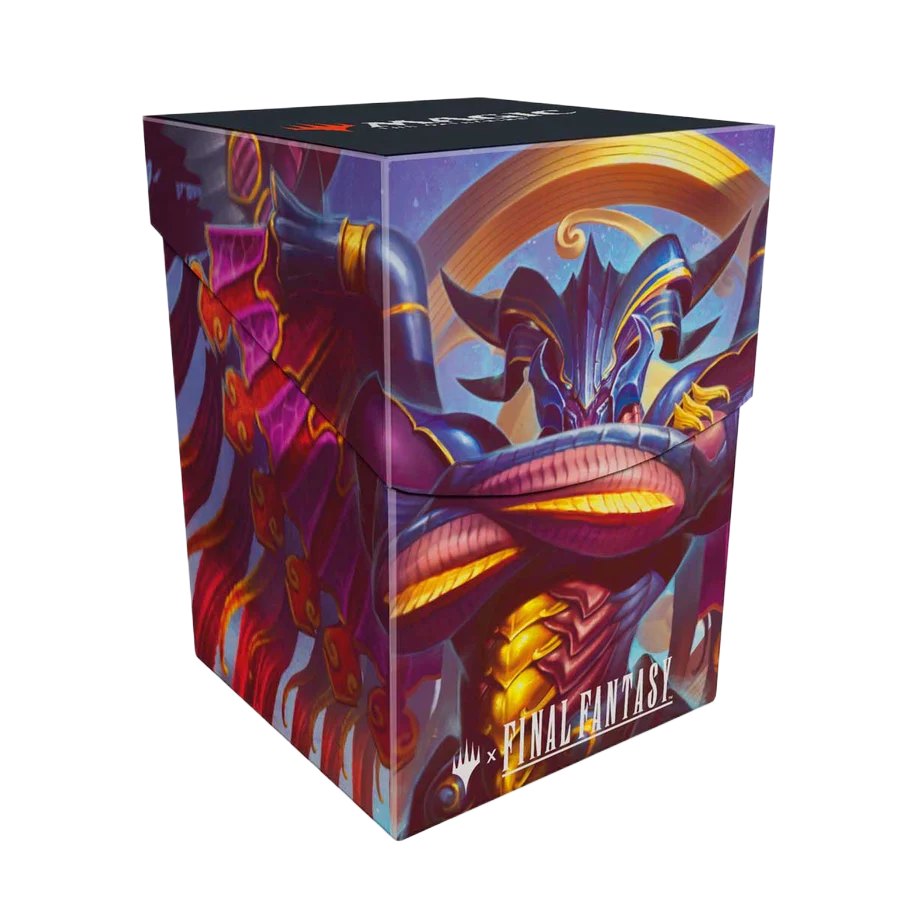 Ultra Pro 100+ Deck Box – Final Fantasy : Invocation : Bahamut (Idéal Magic Commander)