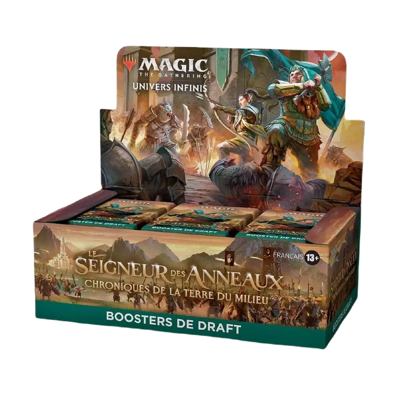 Boîte de Boosters de Draft Le Seigneur des Anneaux : Chroniques de la Terre du Milieu (Version Française)
