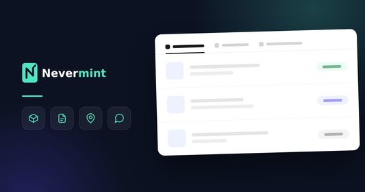 L’espace client Nevermint : commandes, factures, point relais et demandes.