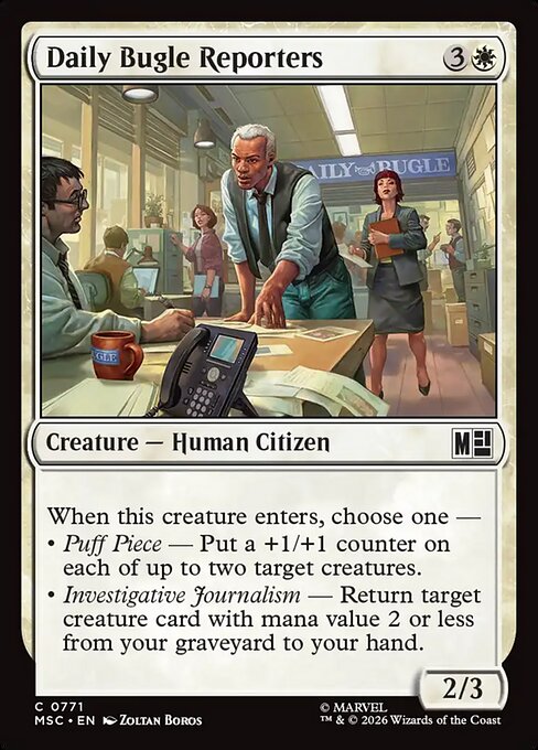 Journalistes du Daily Bugle [FR]