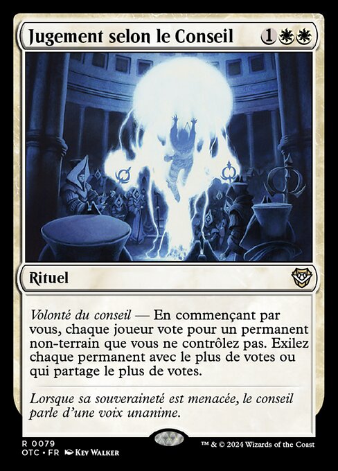 Jugement selon le Conseil [FR]