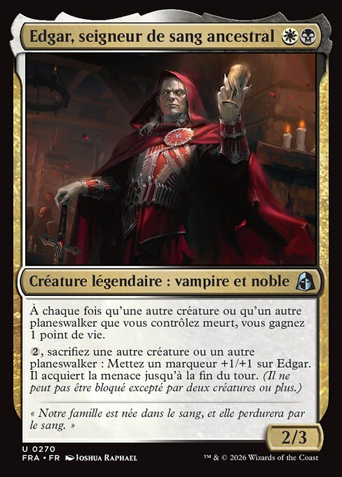 Edgar, seigneur de sang ancestral [FR]