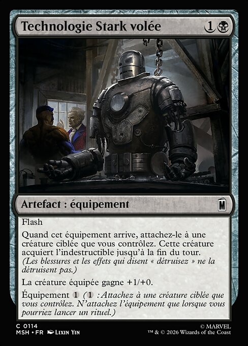 Technologie Stark volée [FR]