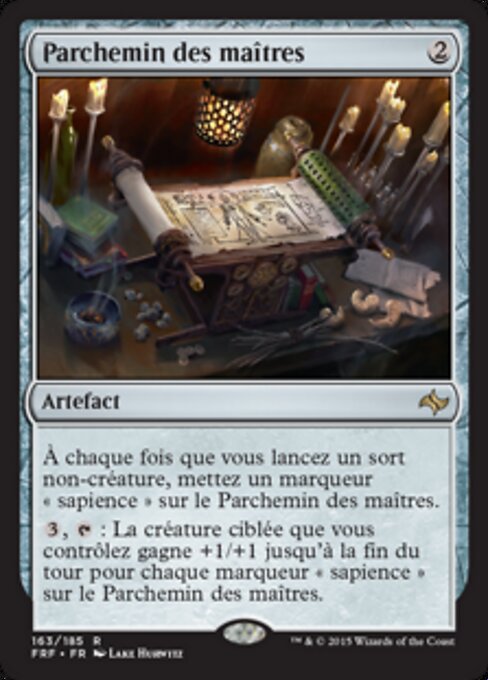 Parchemin des maîtres [FR]