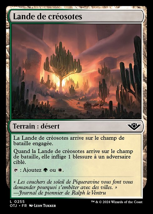 Lande de créosotes [FR] [FOIL]