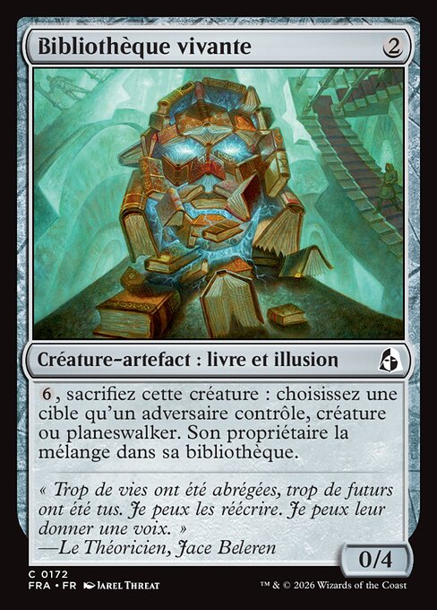 Bibliothèque vivante [FR] [FOIL]