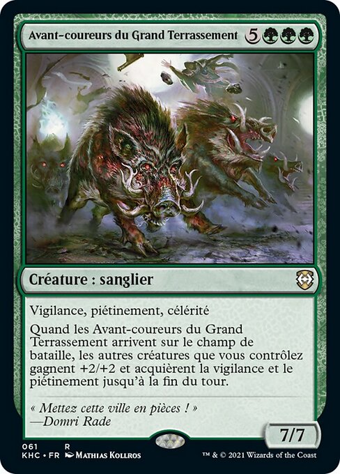 Avant-coureurs du Grand Terrassement [FR]