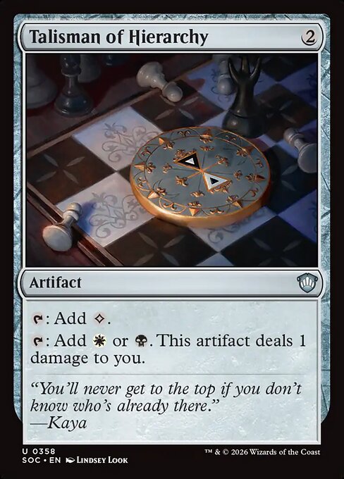 Talisman de hiérarchie [FR]