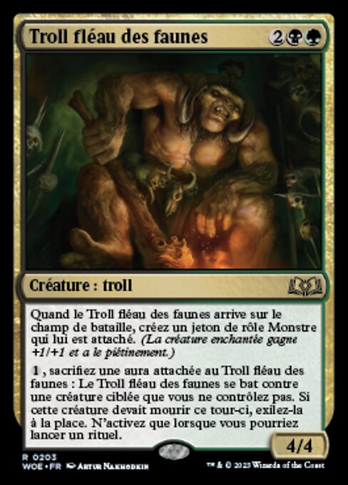 Troll fléau des faunes [FR] [FOIL]