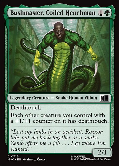 Bushmaster, Coiled Henchman [FR]