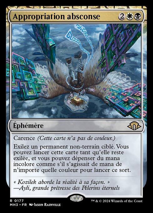 Appropriation absconse [FR]