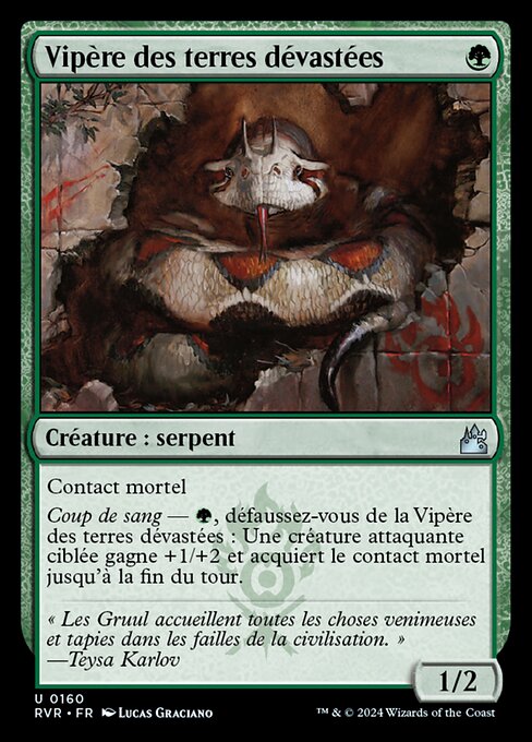 Vipère des terres dévastées [FR]