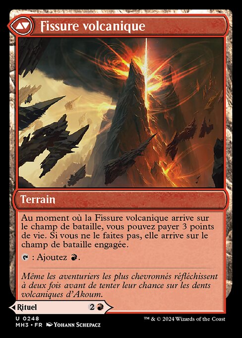 Éruption morceleuse // Fissure volcanique [FR] [FOIL]