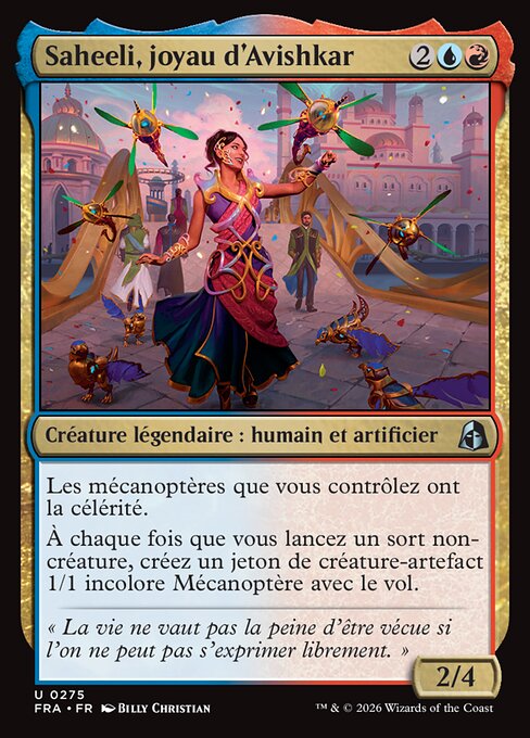 Saheeli, joyau d'Avishkar [FR] [FOIL]