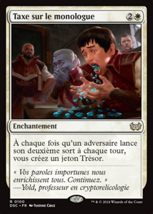 Taxe sur le monologue [FR]
