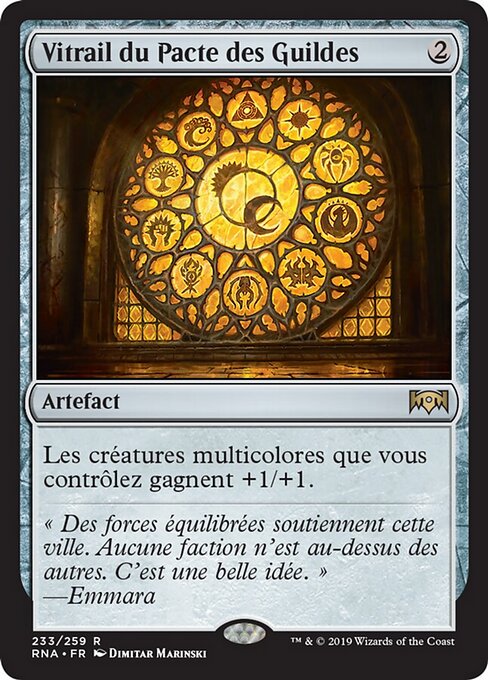 Vitrail de Pacte des Guildes [FR]