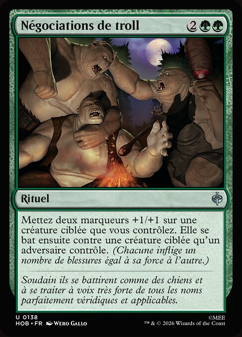Négociations de troll [FR] [FOIL]
