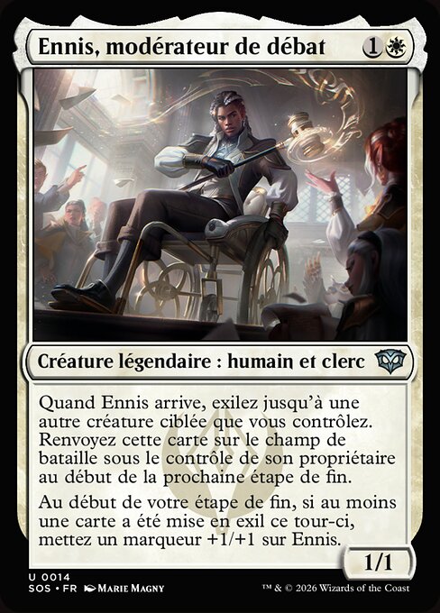 Ennis, modérateur de débat [FR]