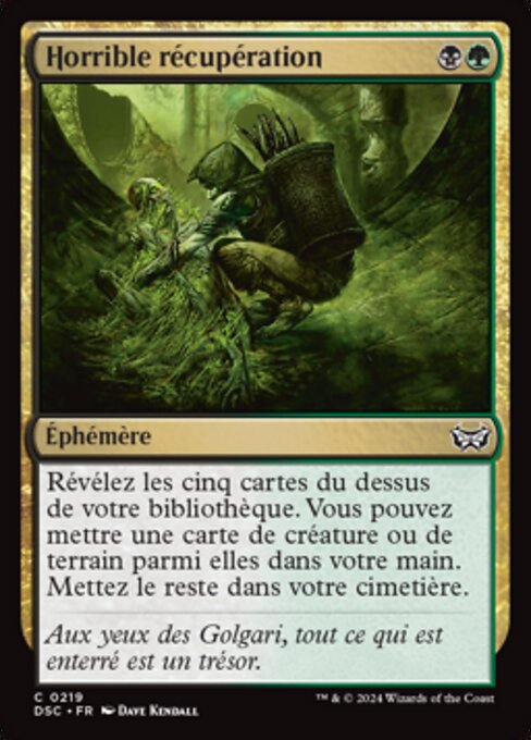 Horrible récupération [FR]