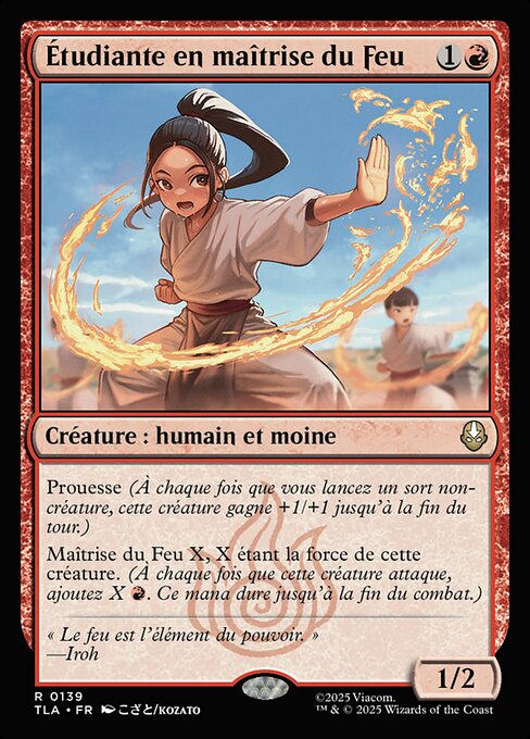Étudiante en maîtrise du Feu [FR]