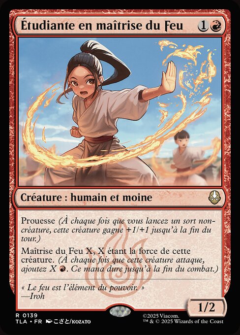 Étudiante en maîtrise du Feu [FR] [FOIL]