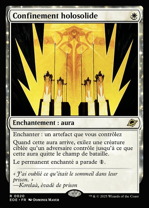 Confinement holosolide [FR]